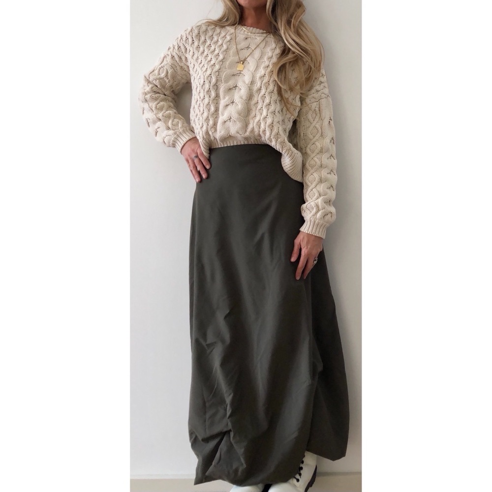 vintage 90’s Astuces skirt with adjustable ruching